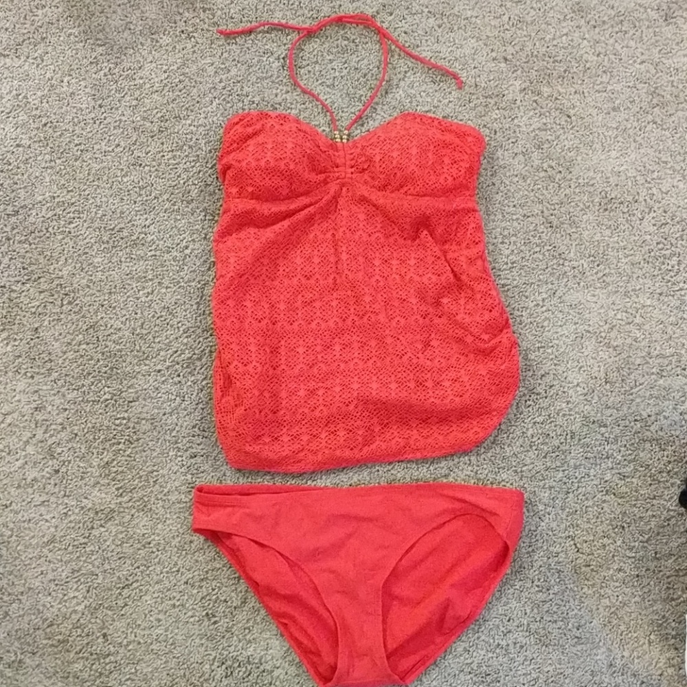 Motherhood Maternity Tankini Swimsuit M